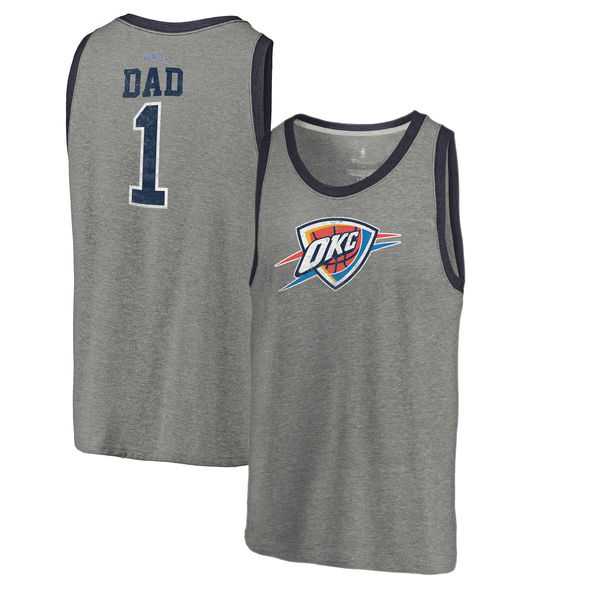 Oklahoma City Thunder Fanatics Branded Greatest Dad Tri-Blend Tank Top - Heathered Gray,We sell and wholesale Oklahoma City Thunder Fanatics Branded Greatest Dad Tri-Blend Tank Top - Heathered Gray on line form chian!